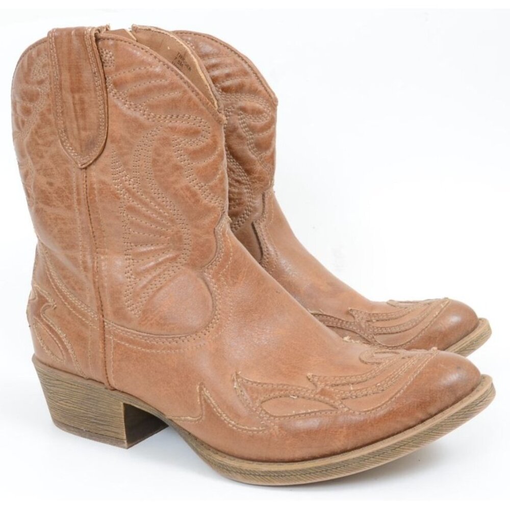 Coconuts by Matisse Women's 7.5 Western Bootie Coastal Cowgirl Festival Hippie - Picture 9 of 12